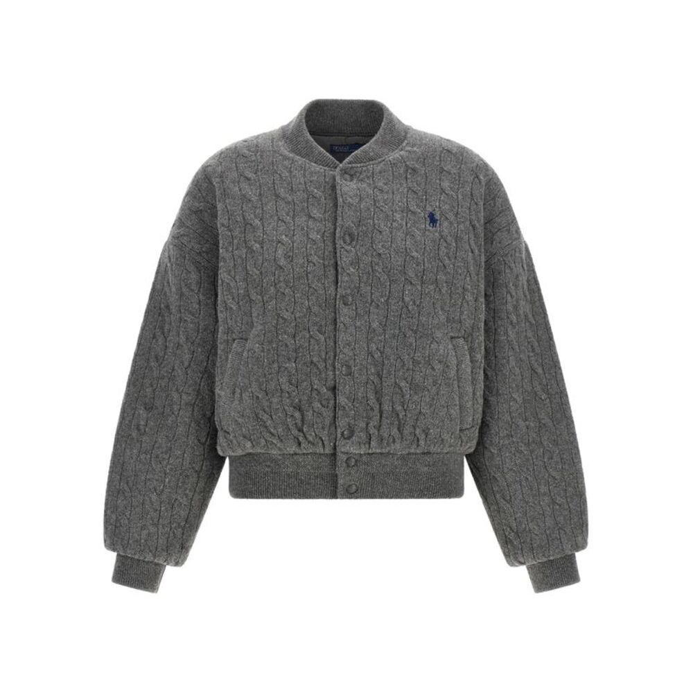 Polo Ralph Lauren Gray Wool Women's Bomber